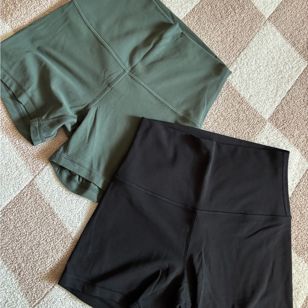 2 pairs of align shorts